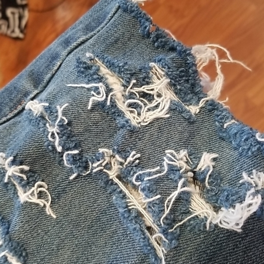 511 levi's Cutoffs‎ distressed shorts 30 - Picture 8 of 8